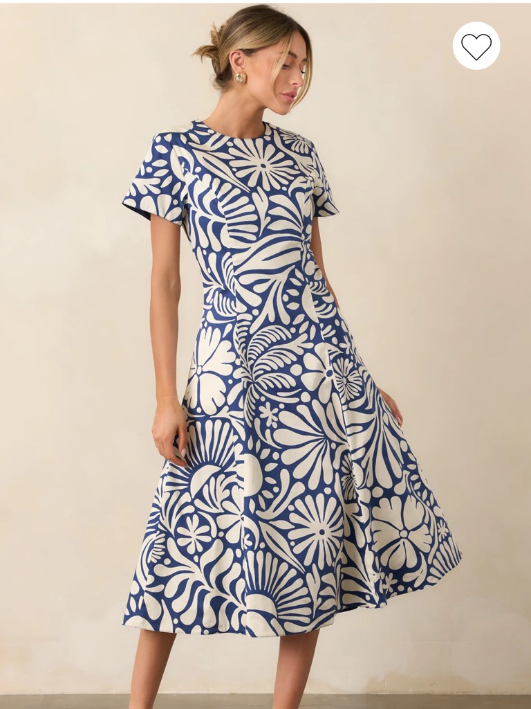 Prosperina Margo Midi Dress Nwt
